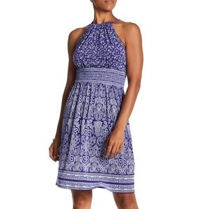 Beautiful Purple London Times Halter Dress
